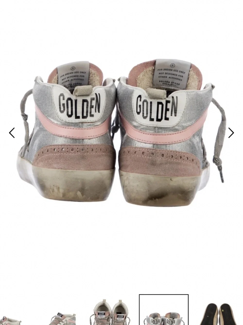 Silver Golden Goose Midstars